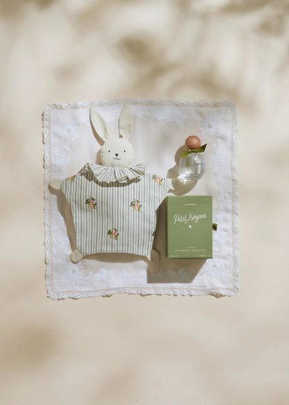 Stripes with Floral Embroidery