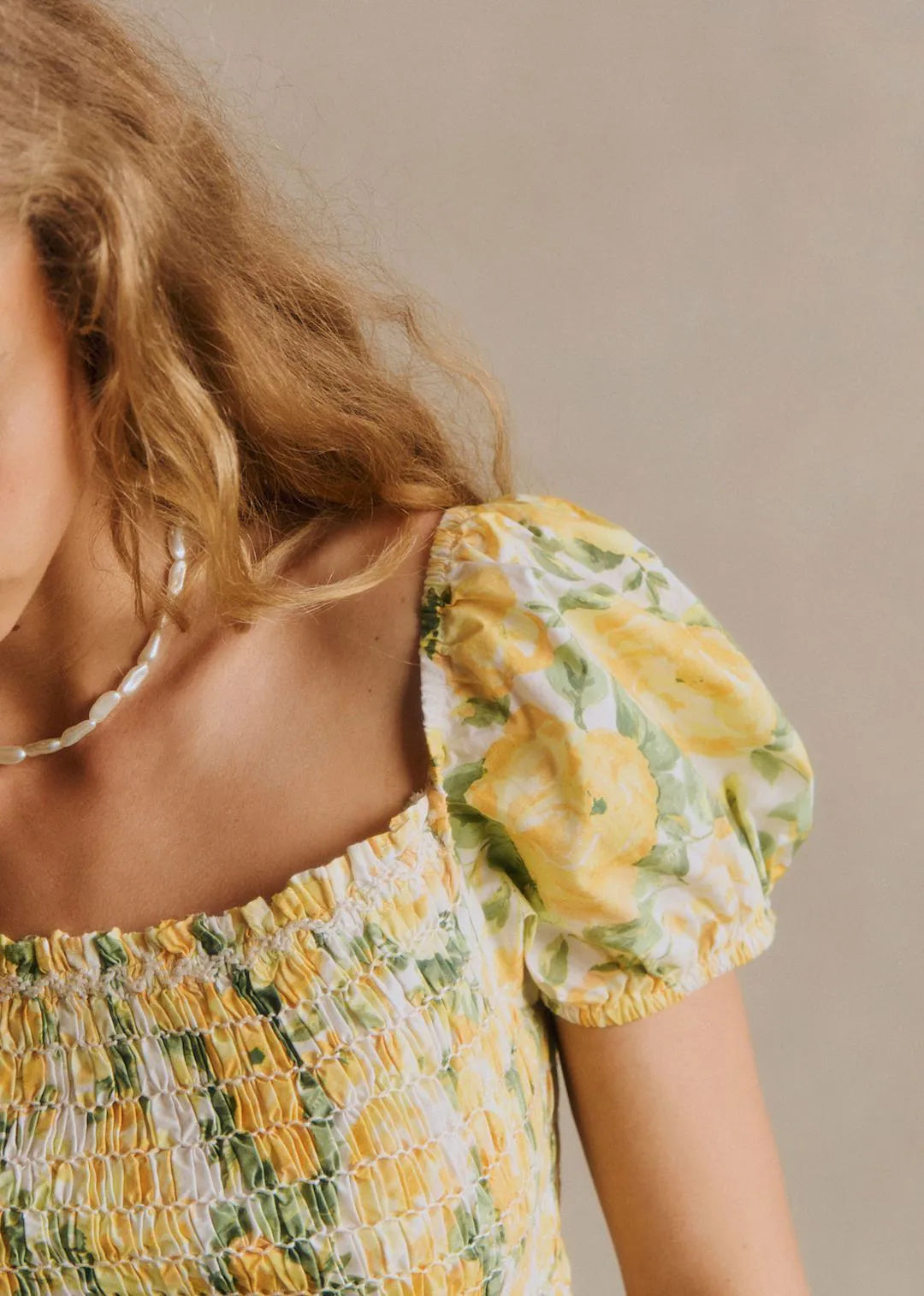 Andriane Yellow Print