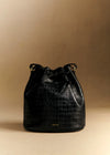 Black Crocodile Print