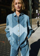 Patchwork Denim Light Blue