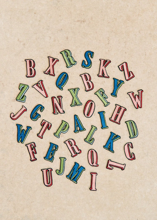 Letter U - Pink