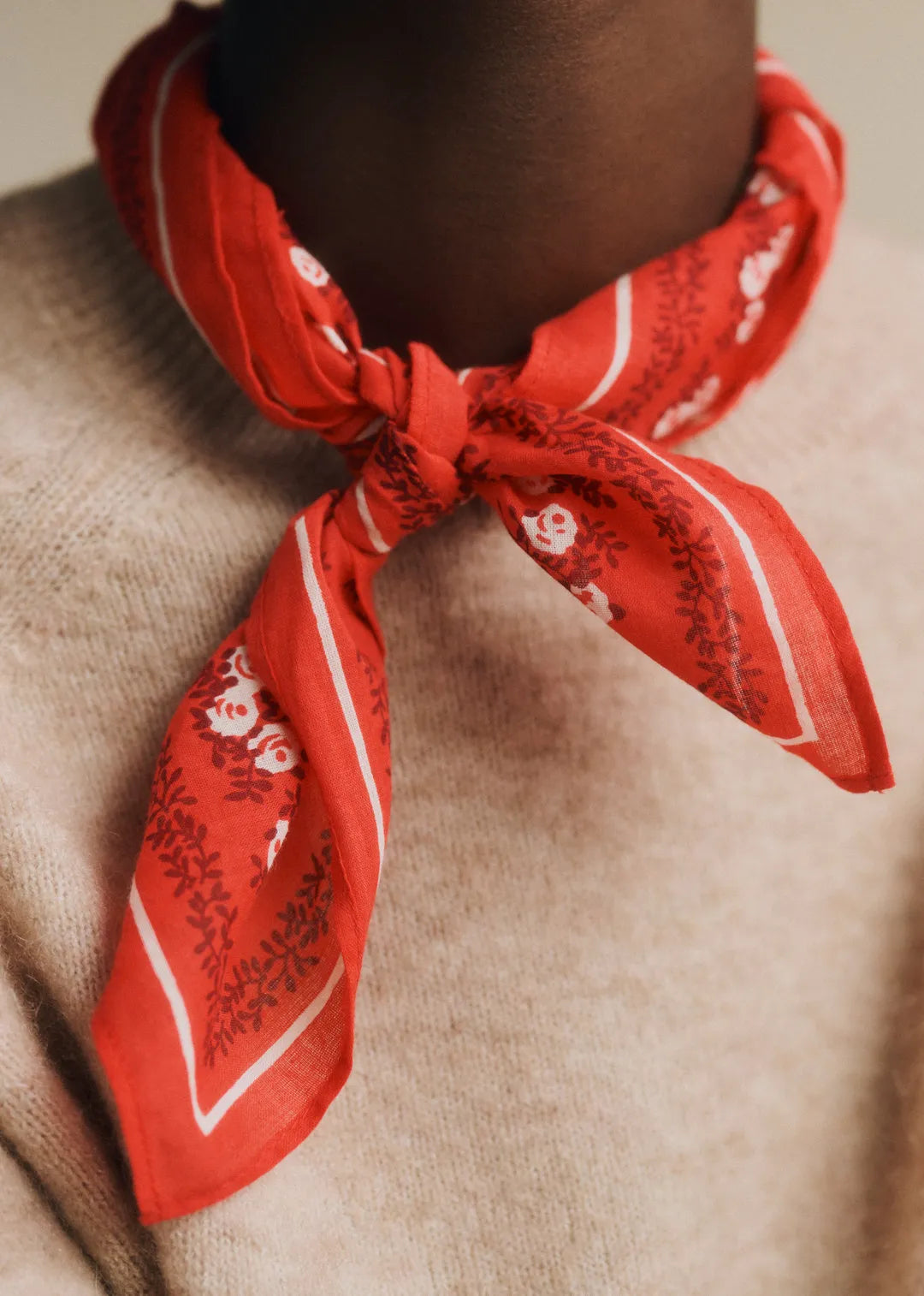 Red Floral Print