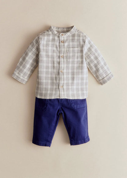 Soft Grey Checks