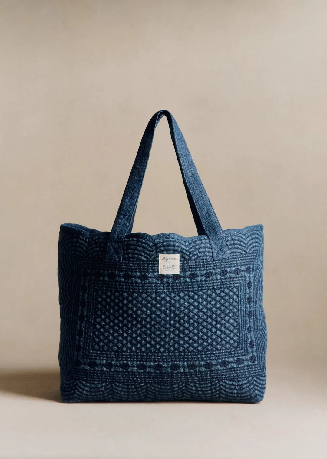 Embroidered Blue Denim