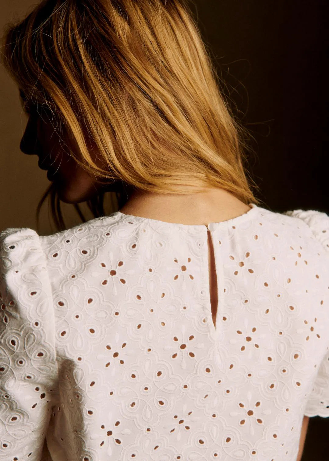 Embroidered Cream