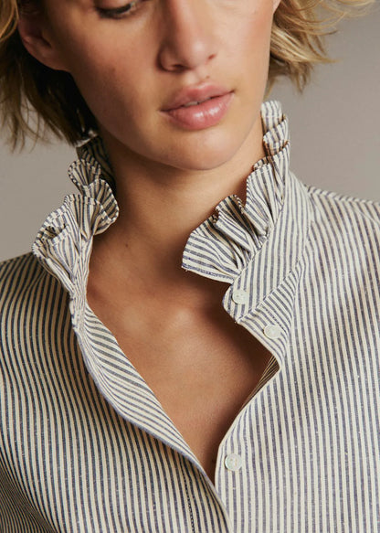 Dark blue stripes