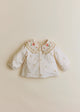 Woven Stripe + Doily Embroidery