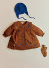 Caramel Laurette Embroidery