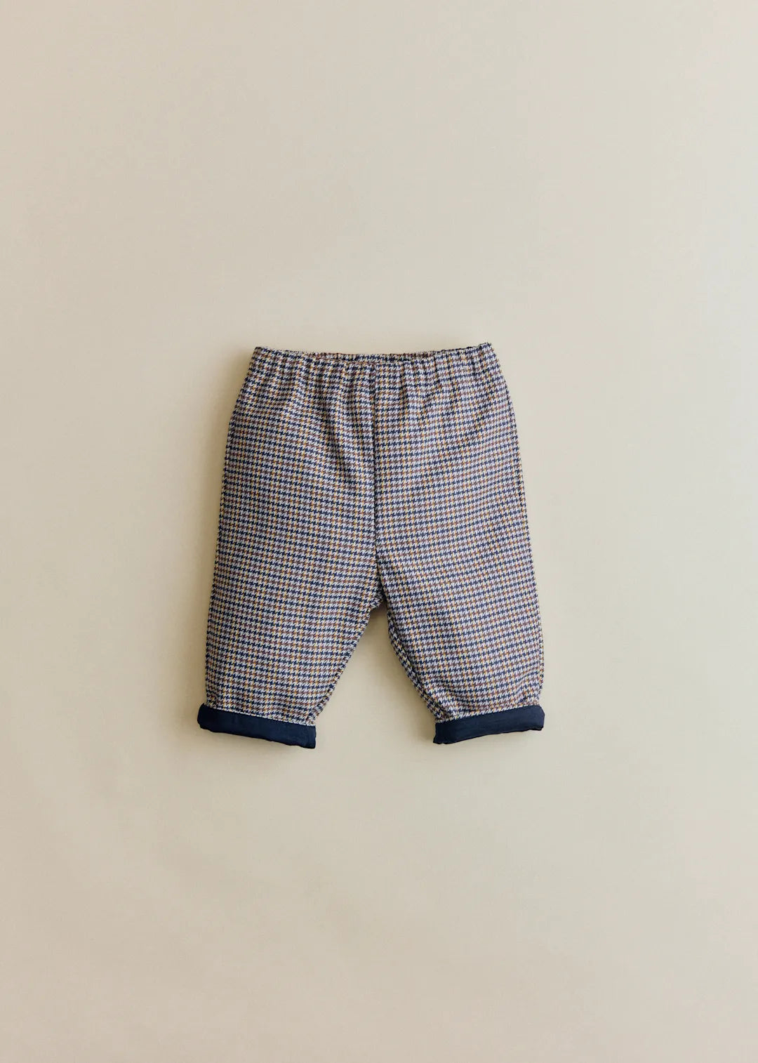 Blue Yellow Camel Houndstooth