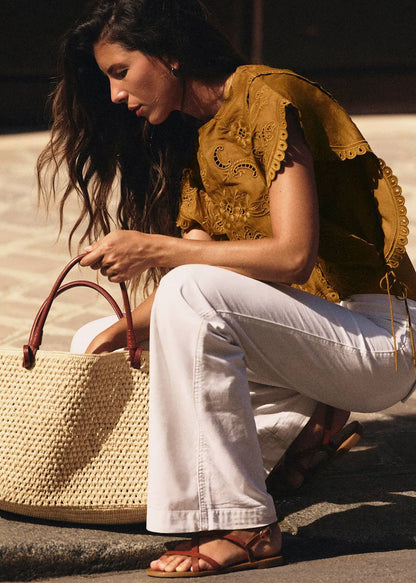 Embroidered Bronze