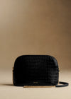 Black Crocodile Print
