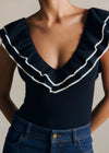 Navy / Ecru