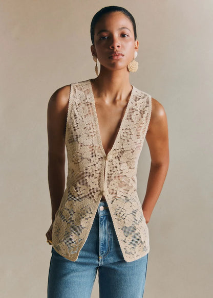 Floral Embroidery and Beige