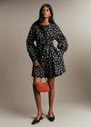 Cream Polka Dots on Black