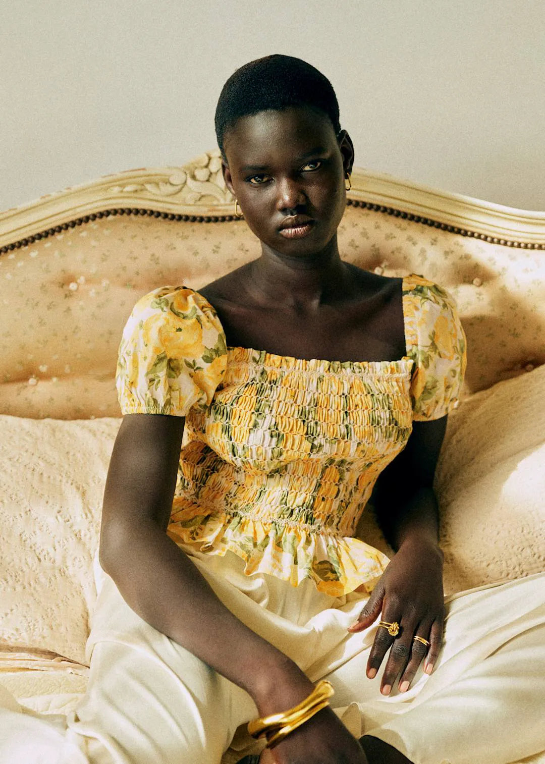 Andriane Yellow Print