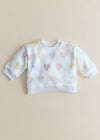 Ecru & Pastel Hearts