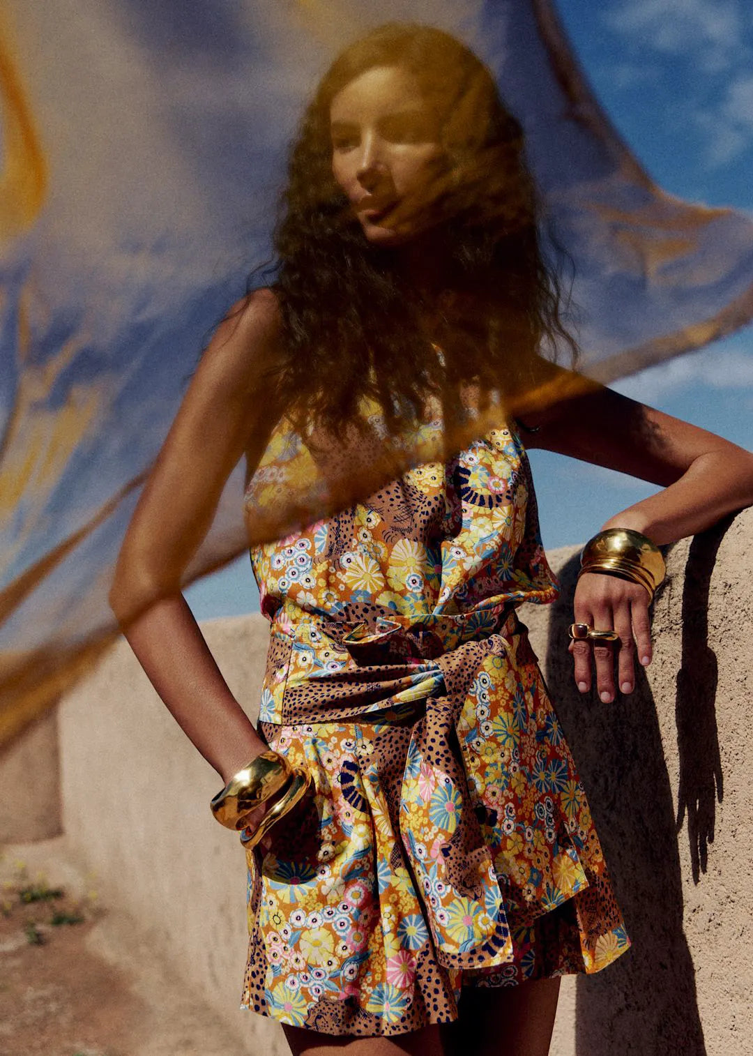 Caramel Pampa Print