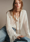 Embroidered Ecru