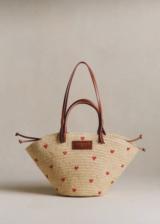 Raffia Heart Embroidery