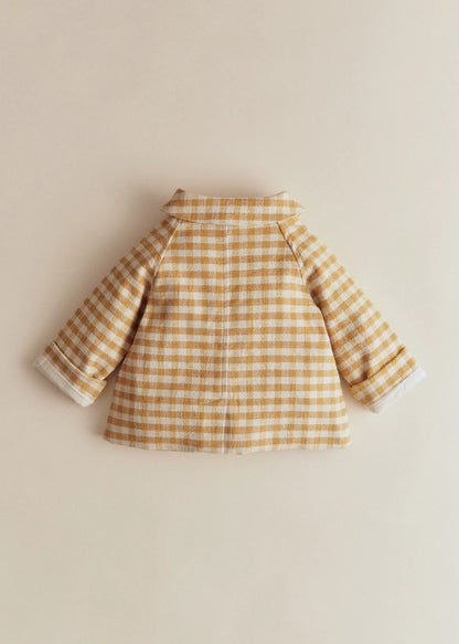 Ochre Ecru Gingham Checks
