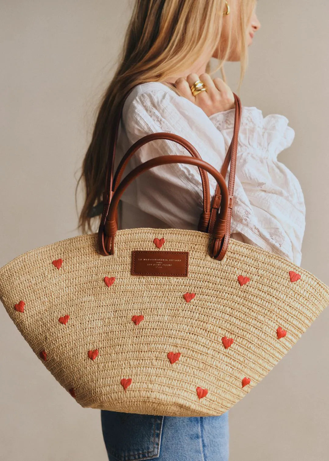 Raffia Heart Embroidery