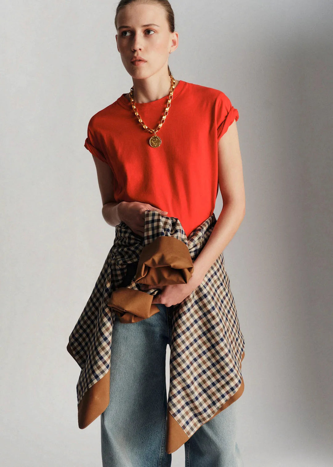 Bright red