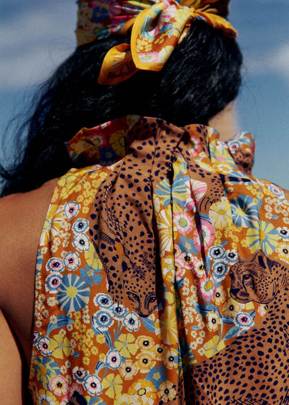 Caramel Pampa Print