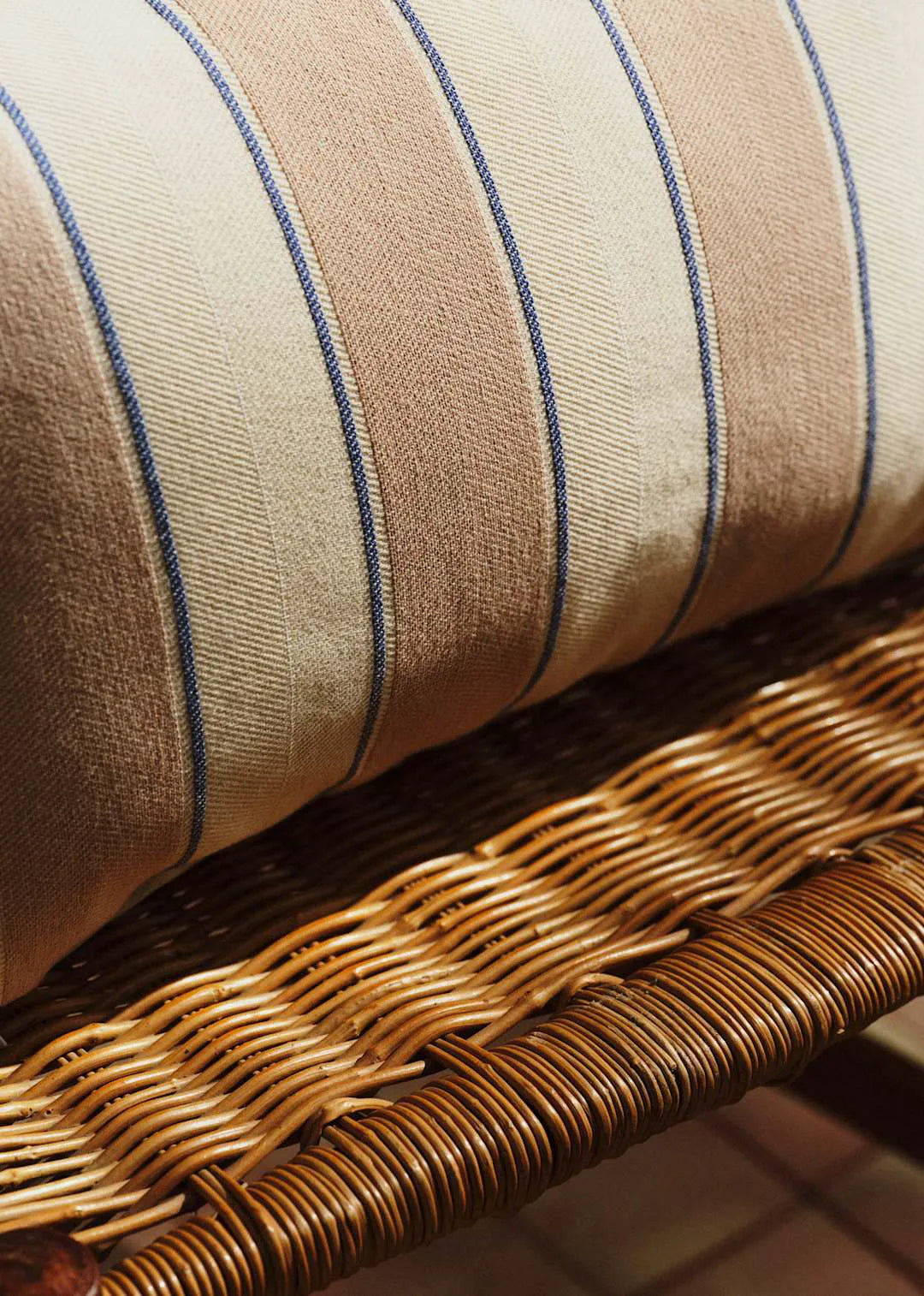 Beige and Blue