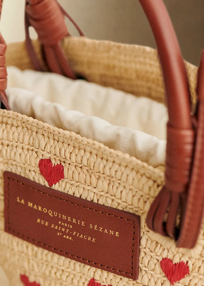 Raffia Heart Embroidery