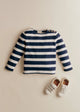 Ecru/ Navy Maxi Stripes