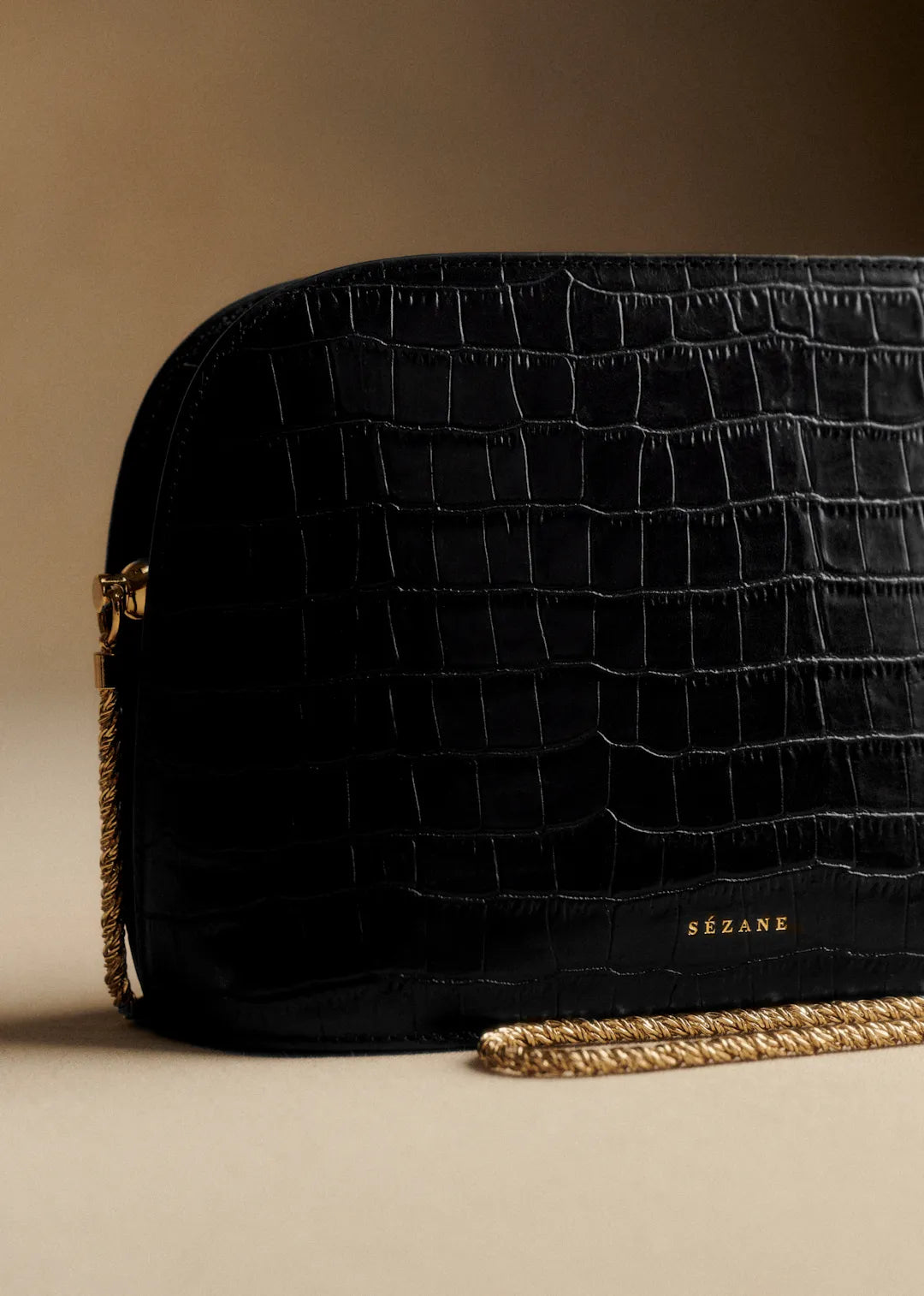 Black Crocodile Print