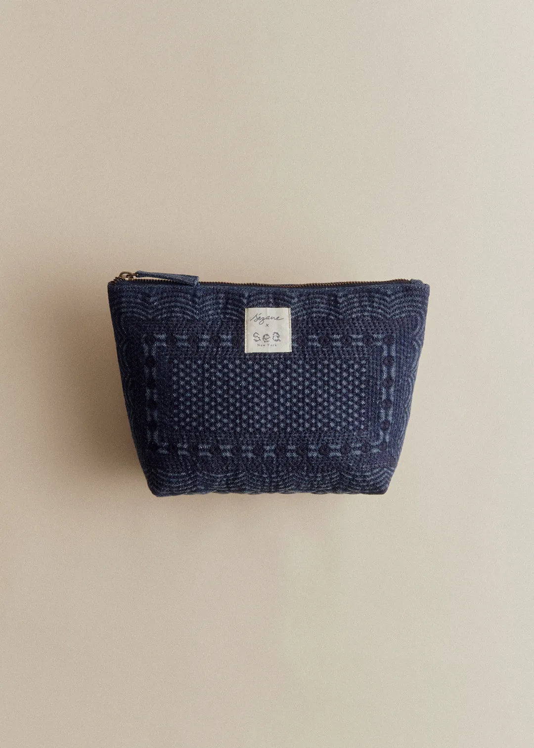 Embroidered Blue Denim