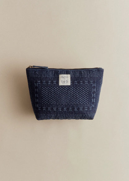Embroidered Blue Denim