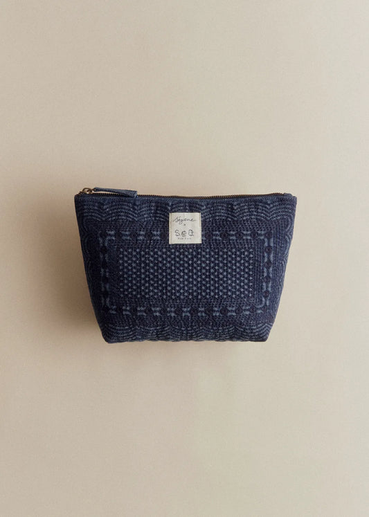 Embroidered Blue Denim