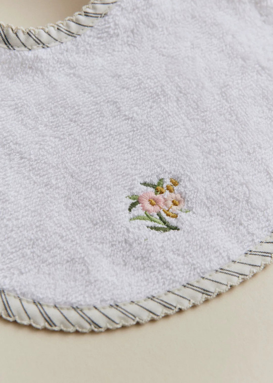 Striped Floral Embroidery