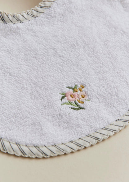 Striped Floral Embroidery