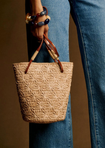 Natural Raffia Embroidery
