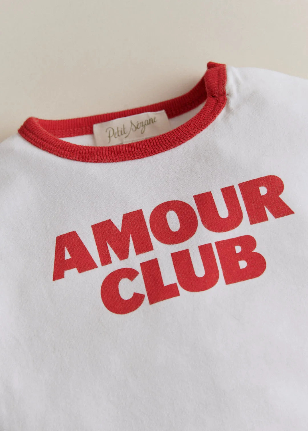 Ecru / Red