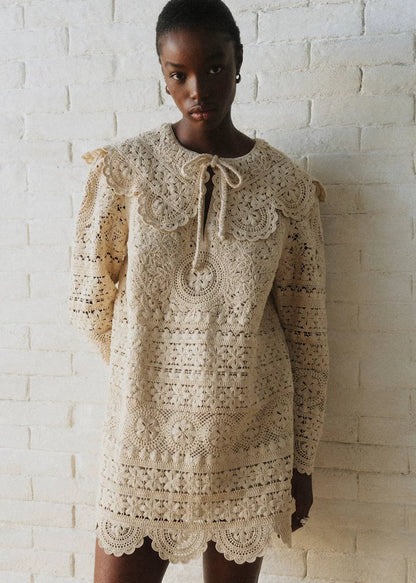 Ecru Guipure Lace