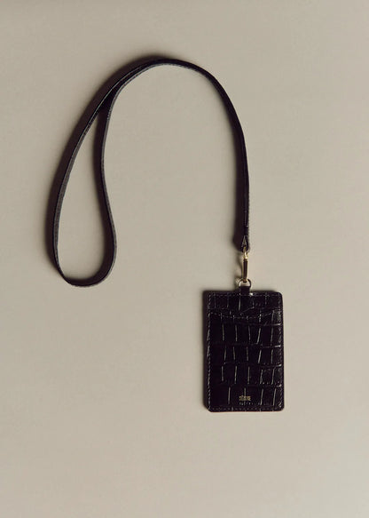 Black Crocodile Print