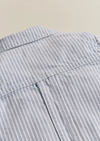 Blue Striped Denim