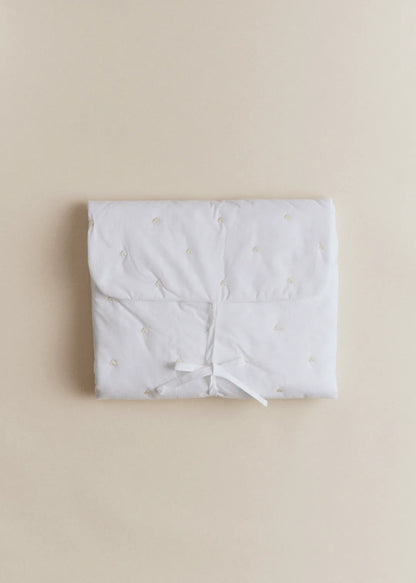 Beige Heart Print