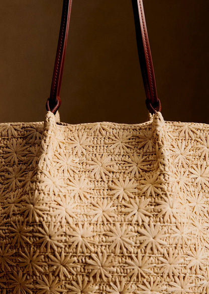 Natural Raffia Embroidery