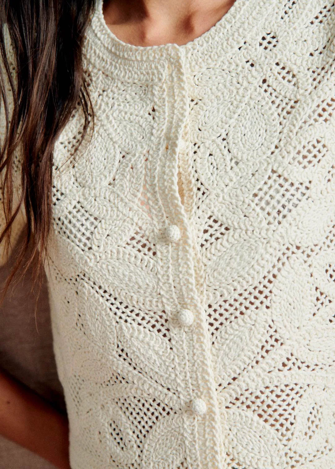 Ecru Guipure Lace